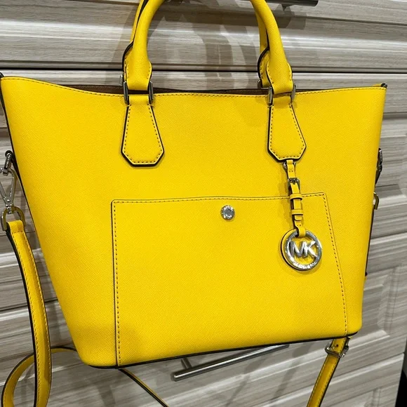 Bags Michael Kors Sunflower Tote And Wallet Poshmark